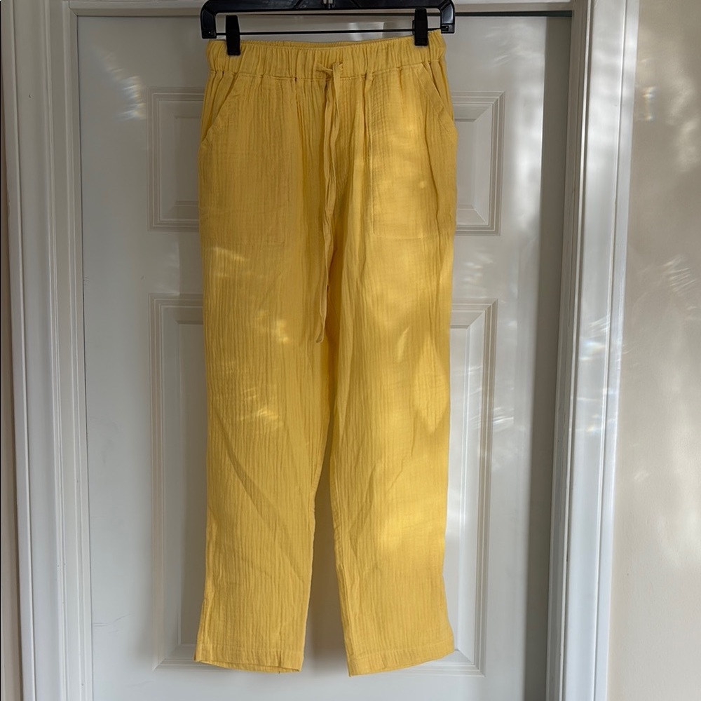 Monrow 100% Cotton Gauze Pants NWT